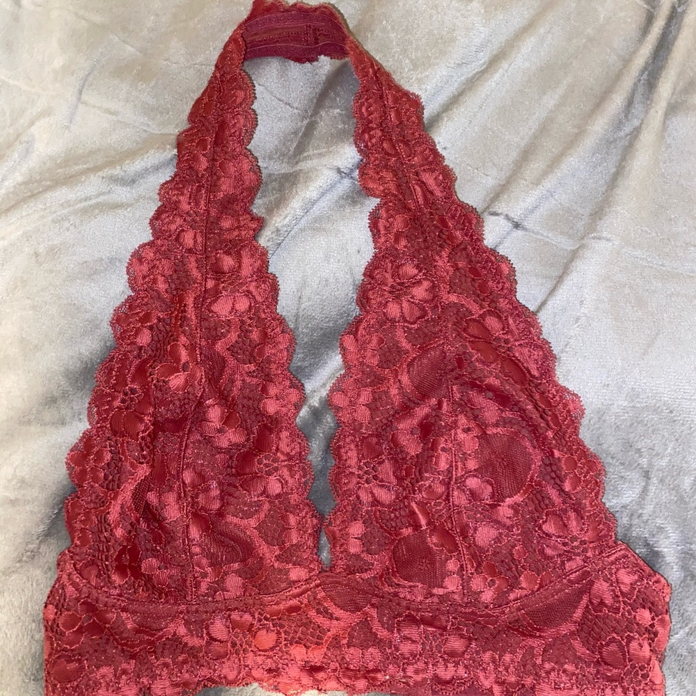 Free People Women’s Galloon Lace Halter Bralette